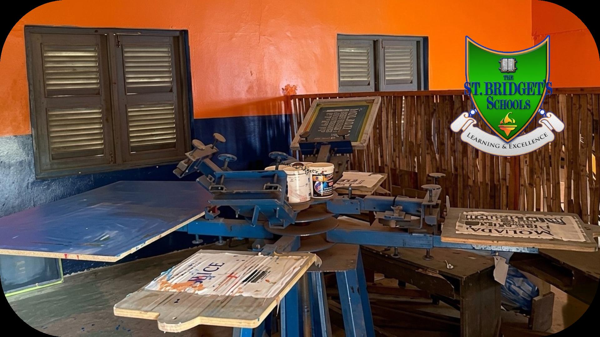 Endurance Hall Screenprinting Equipment