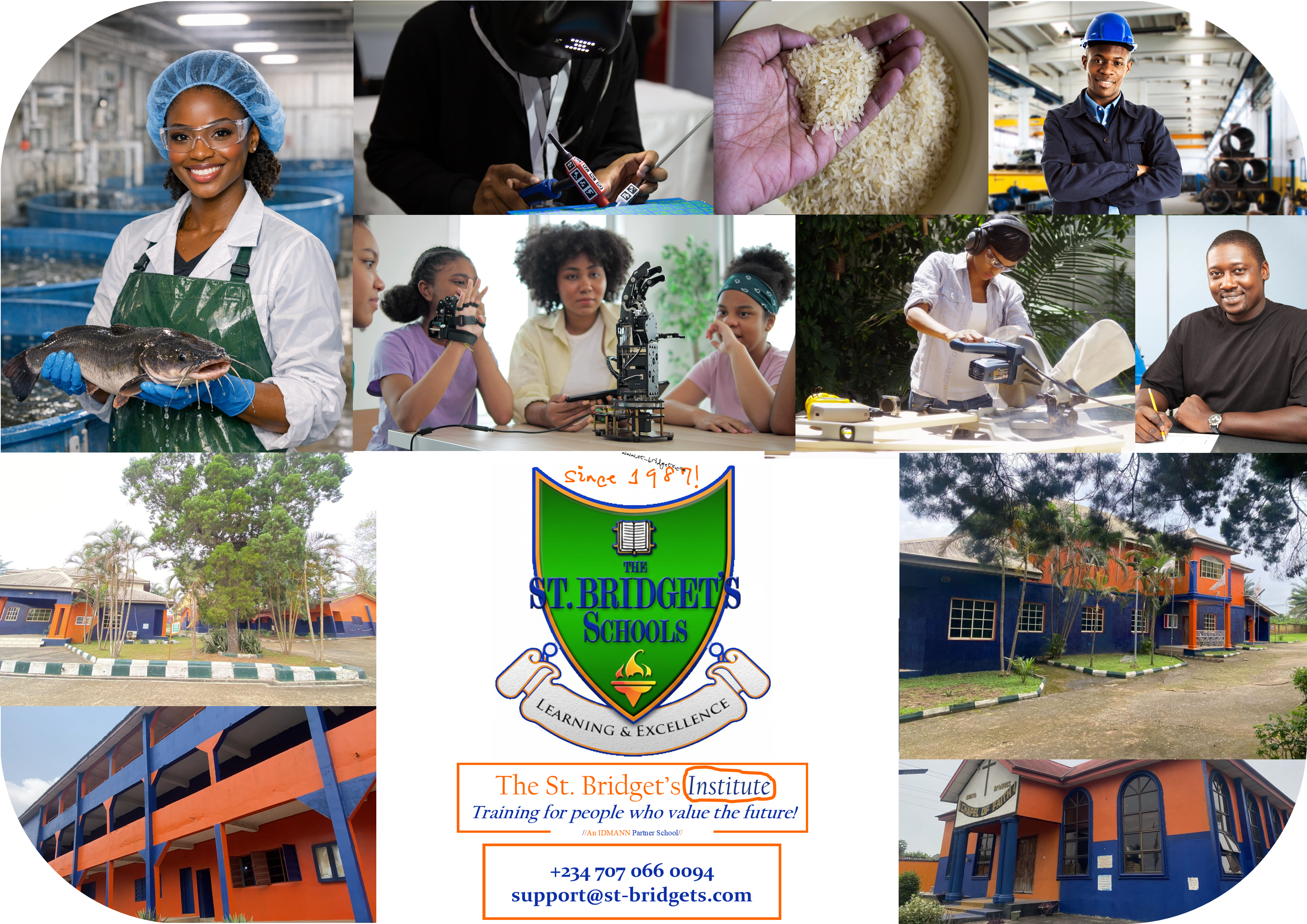 St. Bridget's Institute Promo Card