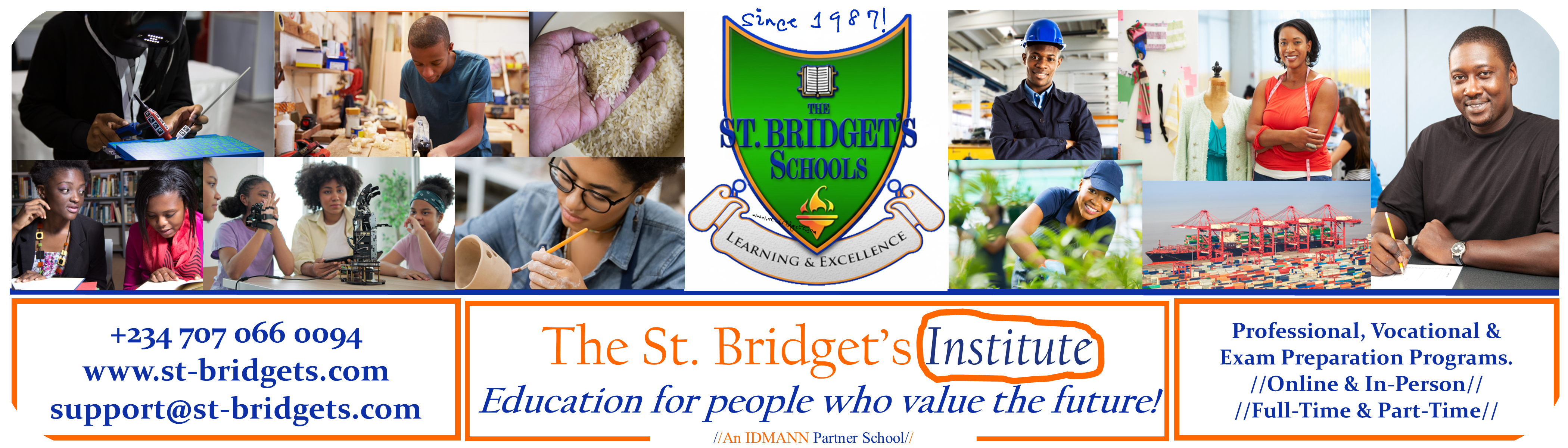 St. Bridget's Institute Promo Card II