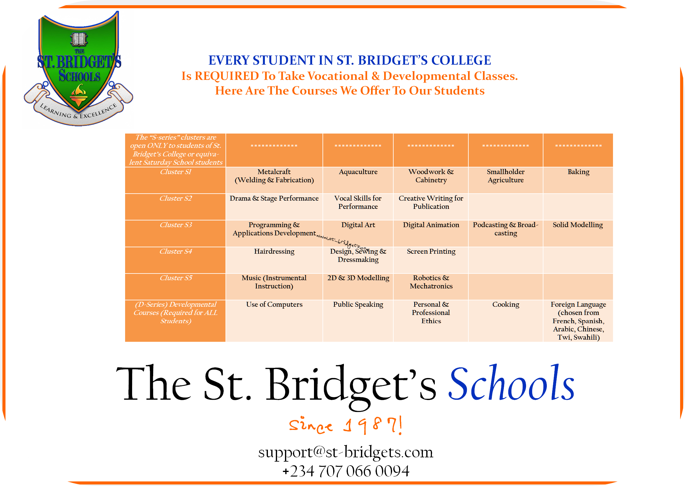 St. Bridget's Learning