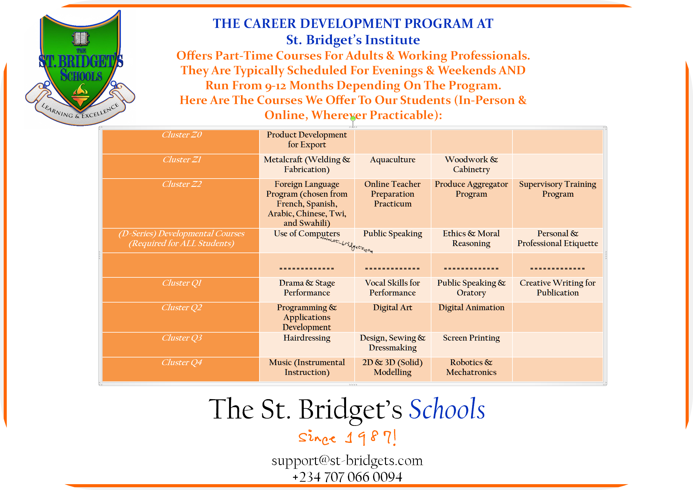 Institute Card