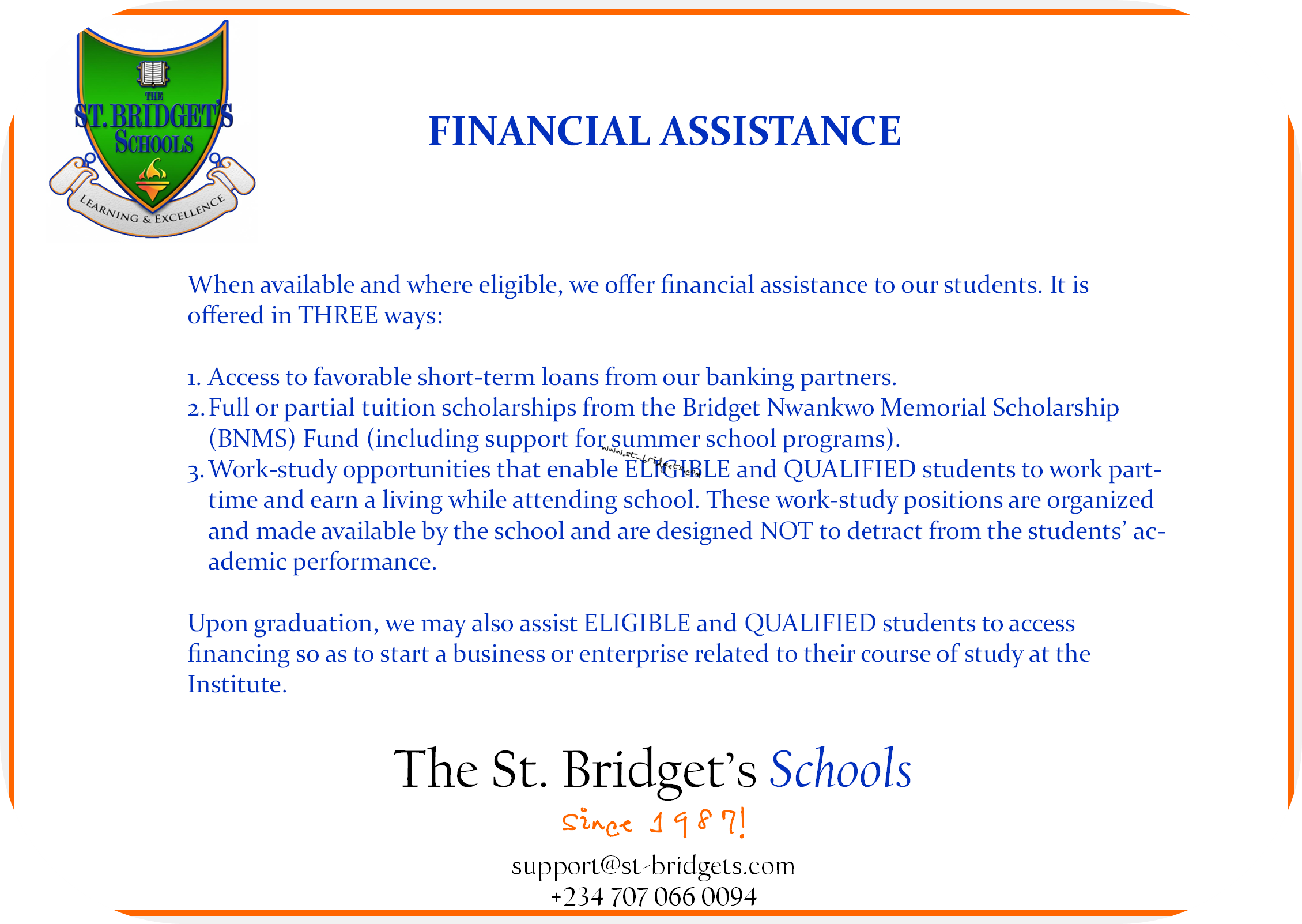 Institute Card